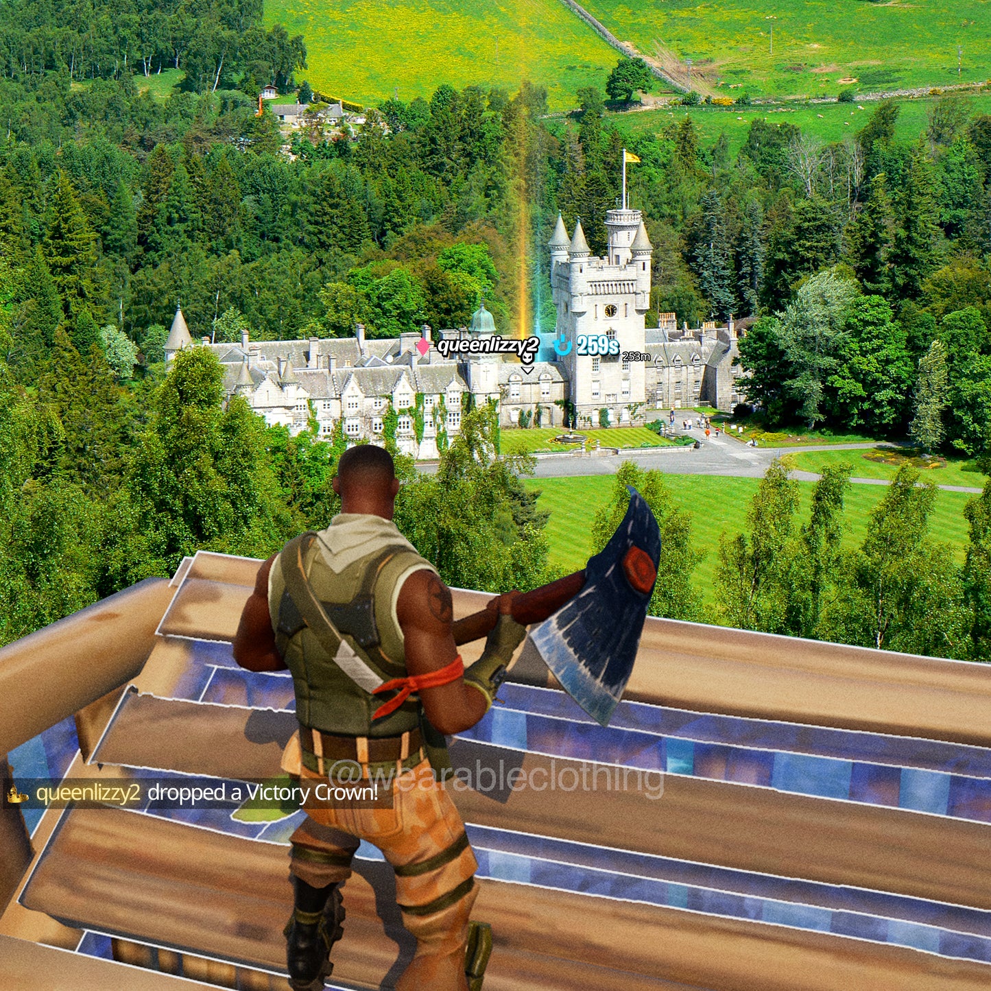 QUEEN ELIZABETH REBOOT CARD TEE